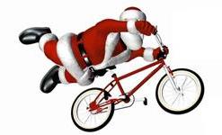 Pere noel a velo