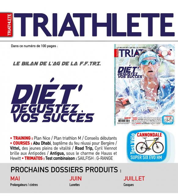 TRIATHLETE MAGAZINE AVRIL 2017